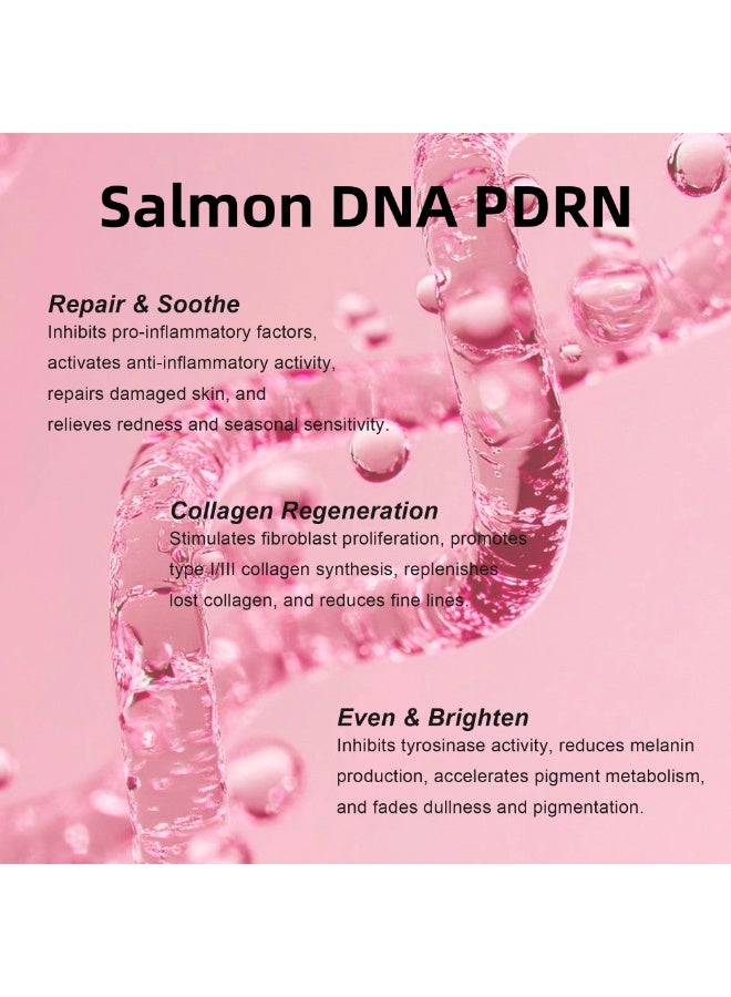 HFRUI Jelly Gel Mask with Salmon DNA PDRN Pink Collagen | Overnight Face Mask for Glass Glow Skin | Elasticity, Hydrating, Firming and Moisturizing | Skincare, 32g x 4ea - Image 4